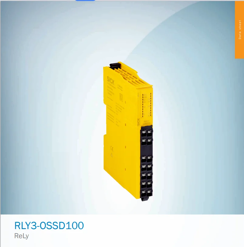 العلامة التجارية المريضة الأصلية RLY3-OSSD100 رقم الطلب 1085343 مستشعر مرحلات الأمان متوفر في المخزون