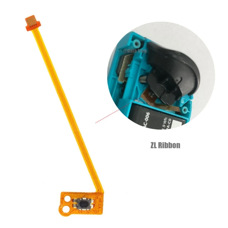 5 in 1 ZL ZR L SL SR Button  Ribbon  Cable Replacement Repair Compatible with Switch  Controller Spare Parts