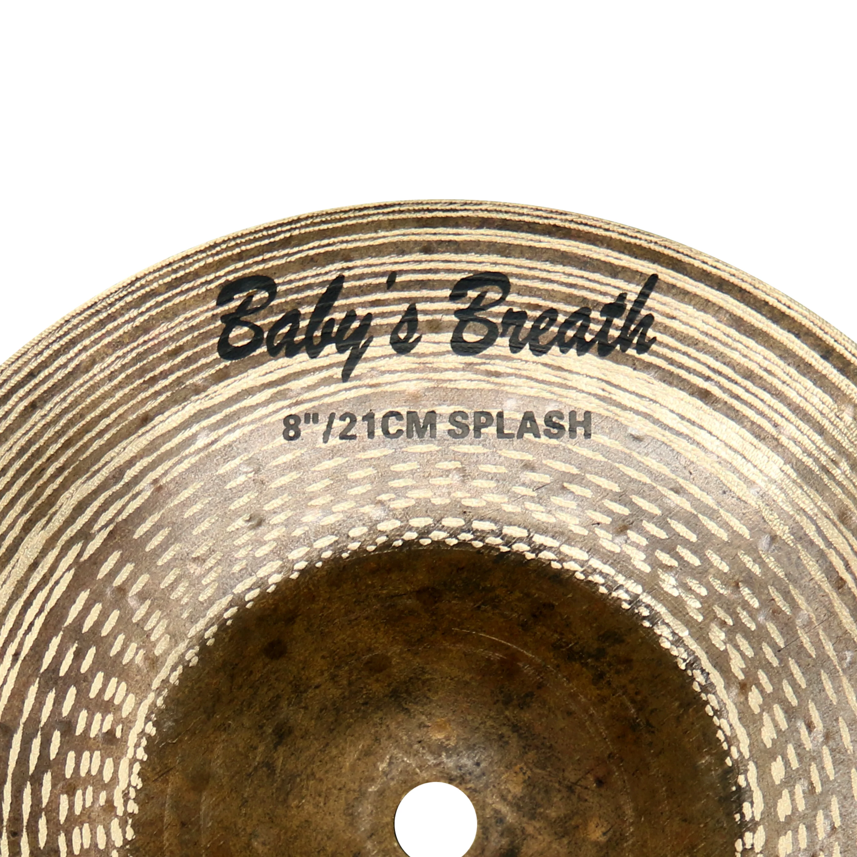 شعبية اليدوية B25 الصنج الطفل سلسلة التنفس 8 "الصنج سبلاش لمجموعات الطبول