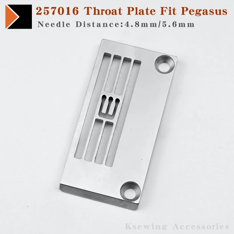 257016B48 / 257016B56 Needle Plate Fit Pegasus W562/W644 Industrial Interlock (Flatlock) Sewing Machine Throat Plate