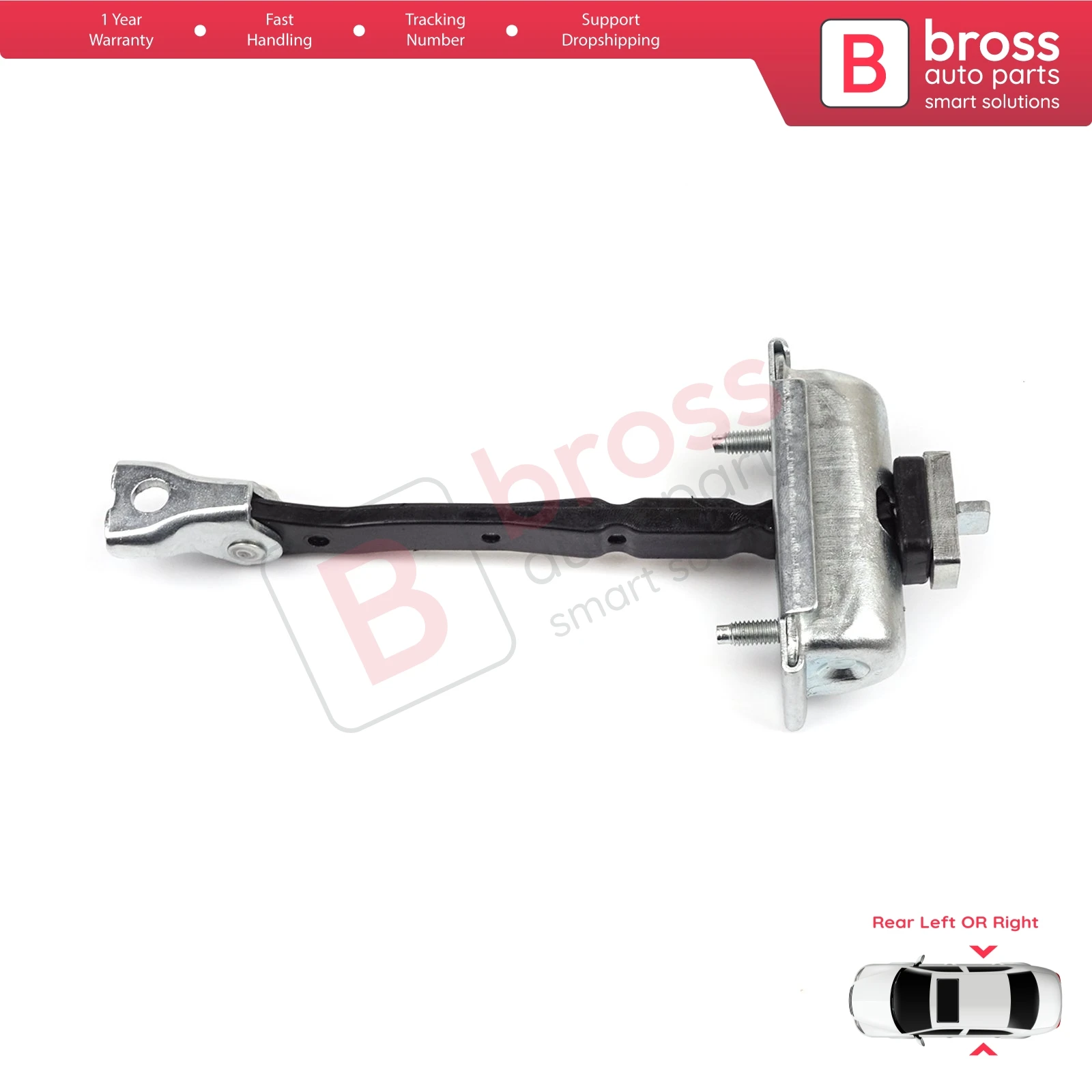 BDP1243 Rear Left or Right Door Catch Hinge Brake Stop Check Limiter 39045011 for Vauxhall Opel Zafira Tourer C P12 2011-2019