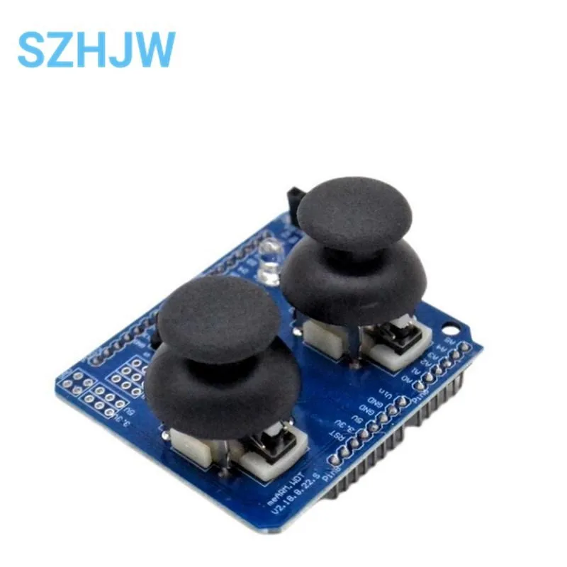 Elektronische Bouwstenen Dual Ps2 Game Joystickbutton Module Joystick Compatibel Met Uno R3