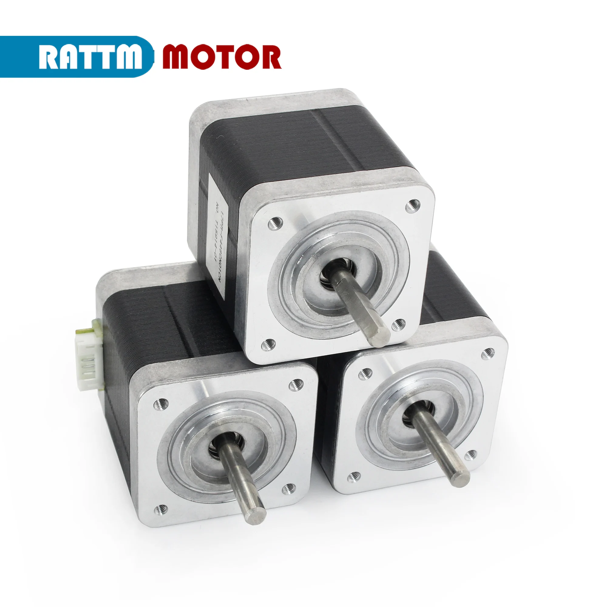 1 pc of Nema17 Stepper Motor 48mm + 1M Cable 2 Phase 1.3A 5.5kg.cm For CNC 3D Printer Accessories