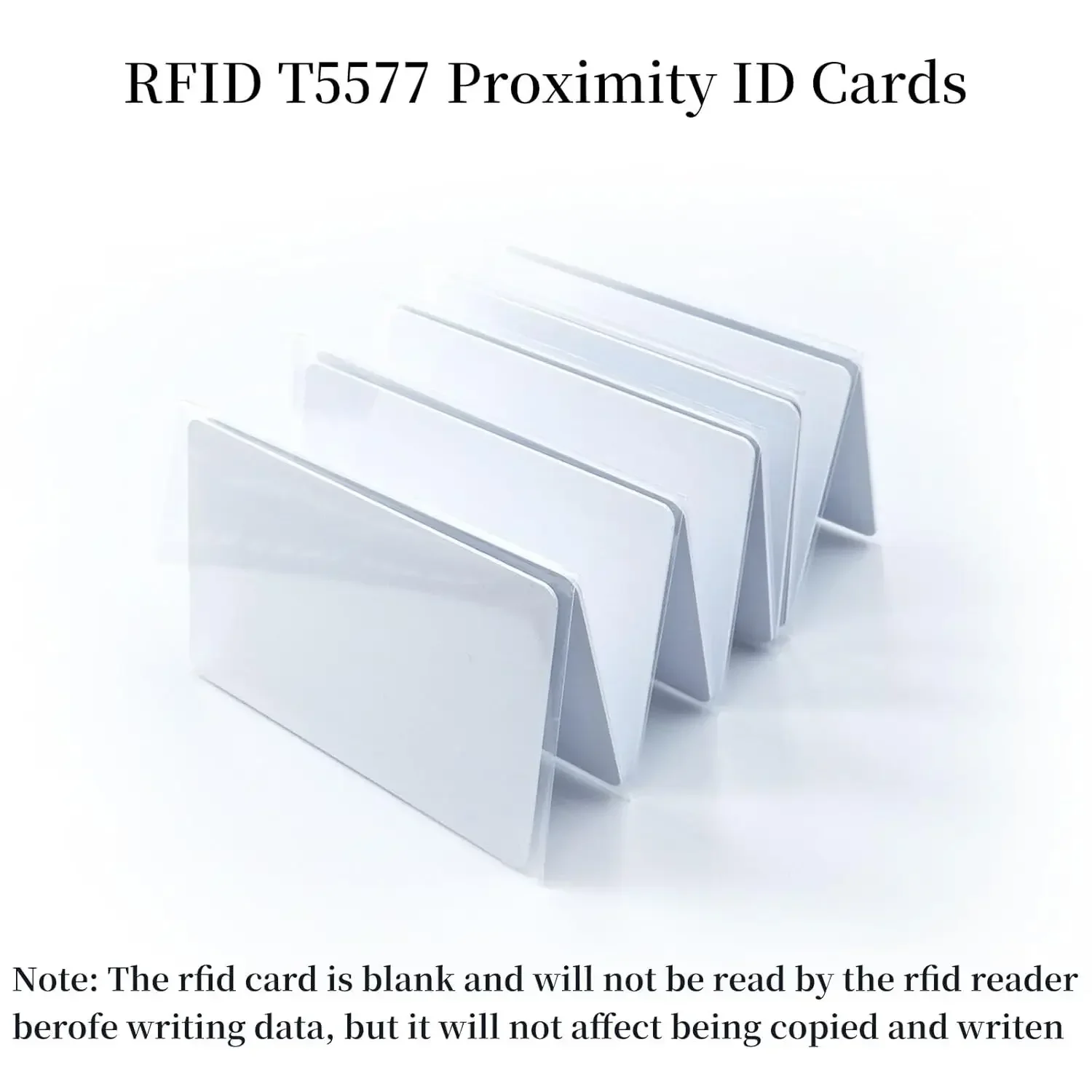 Blank Card Smart Access Control  50-10Pcs Rewritable 125KHz RFID Card T5577/5200/EM4305 Clone Cards Key Card Read Write Program