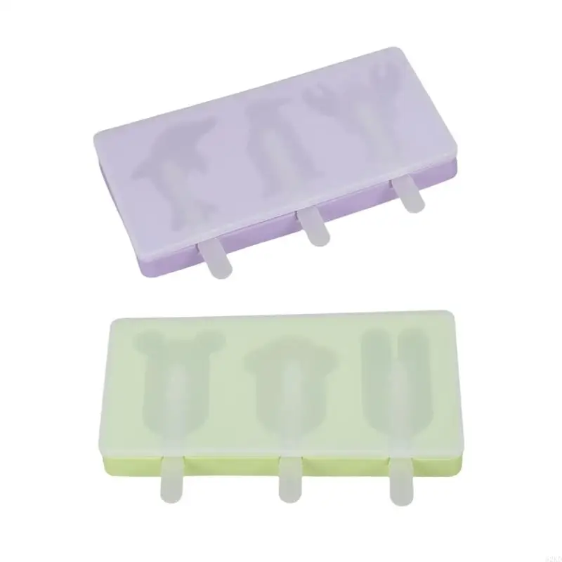 62KD Silicone Cake Molds with 6Sticks Ice Lolly Molds,Cakesicles Silicone Molds