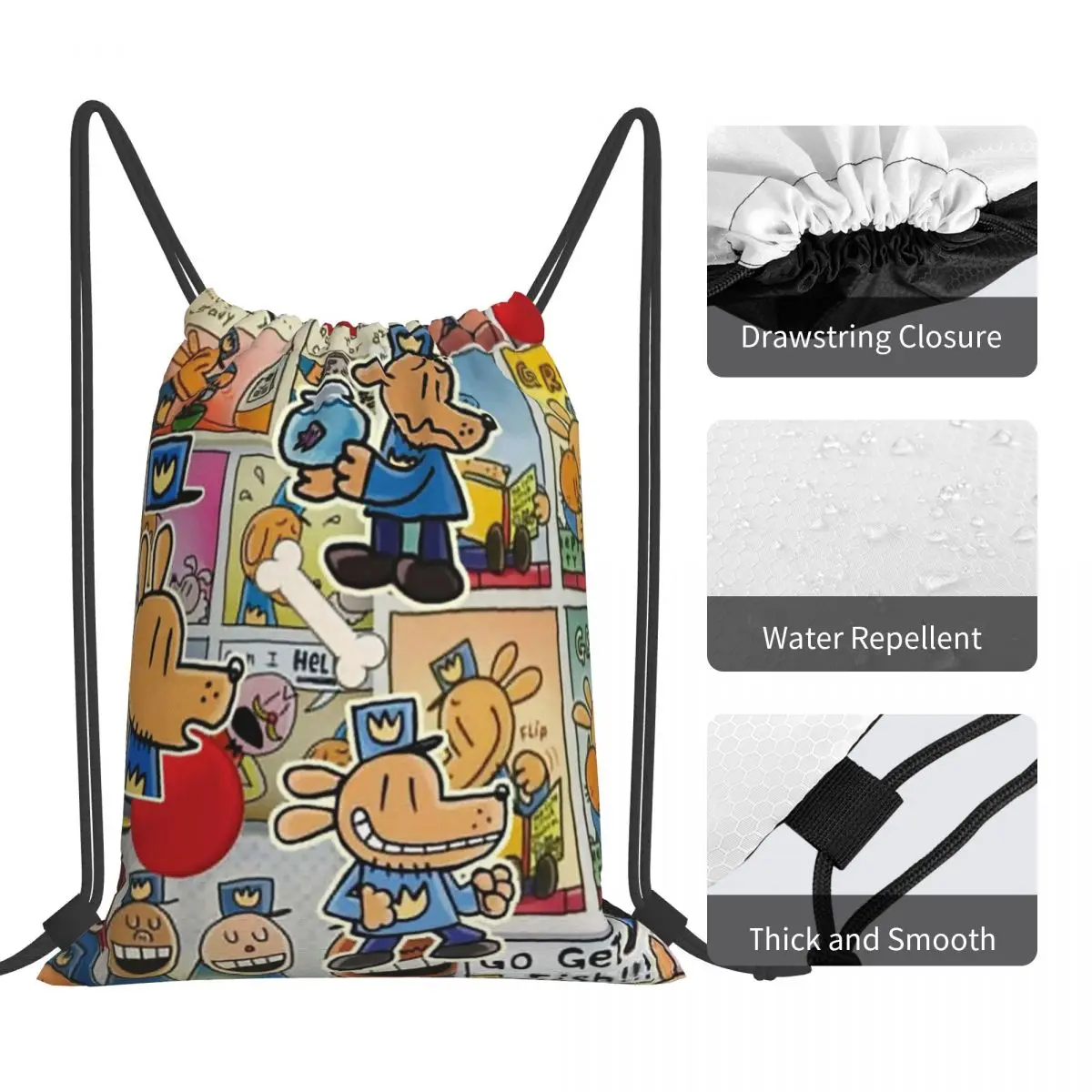 Рюкзаки с героями мультфильмов «Собака», «Человек», модные карманные сумки для обуви на шнурке, сумки для книг для школы путешествий