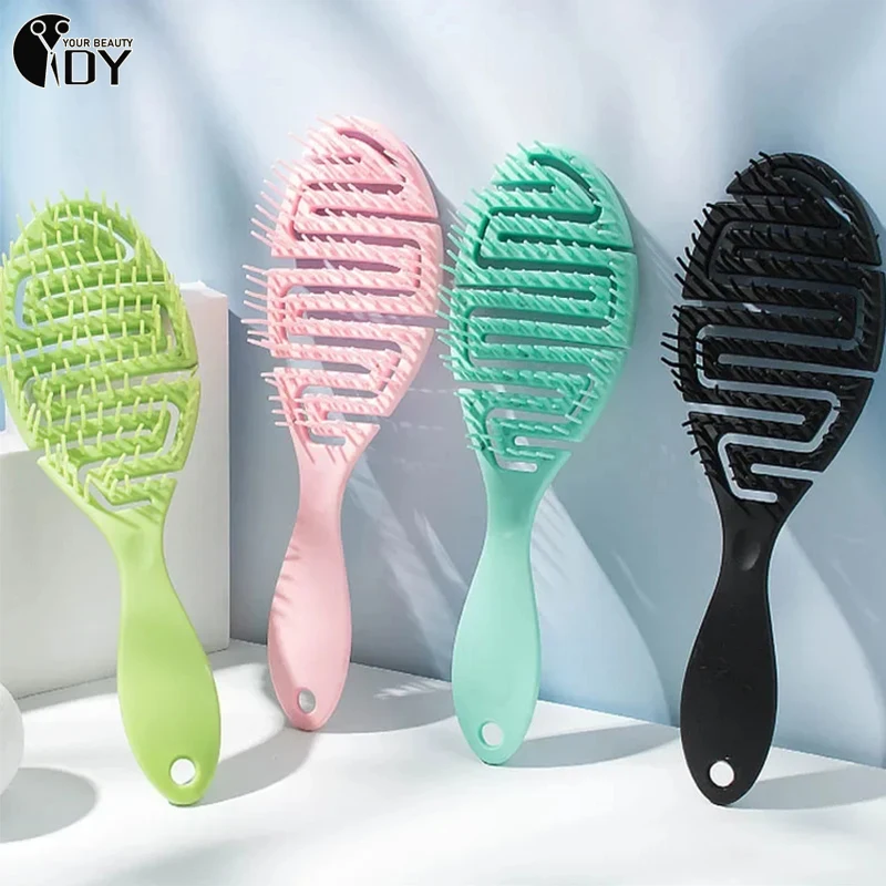 Hair Brush Massage Hair Comb Female Airbag Air Cushion Scalp Massage Comb Fast Blow Drying Detangling Tool Wet Dry Curly Hair