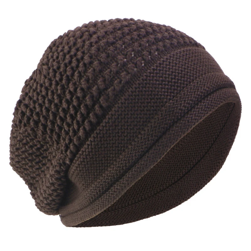 

Весенняя мужская и женская шапка-тюрбан с напуском, сетчатая дышащая шапка, вязаная шапка, пуловер, женский и мужской пуловер, капот, тюрбан