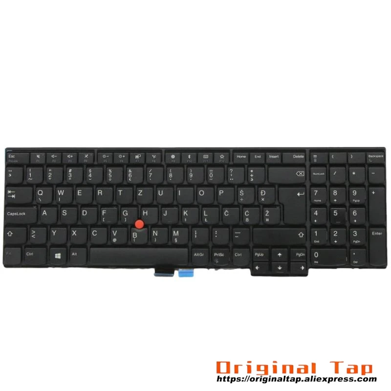 SI Slovenian Keyboard for Lenovo Thinkpad L570 01AX635 01AX676