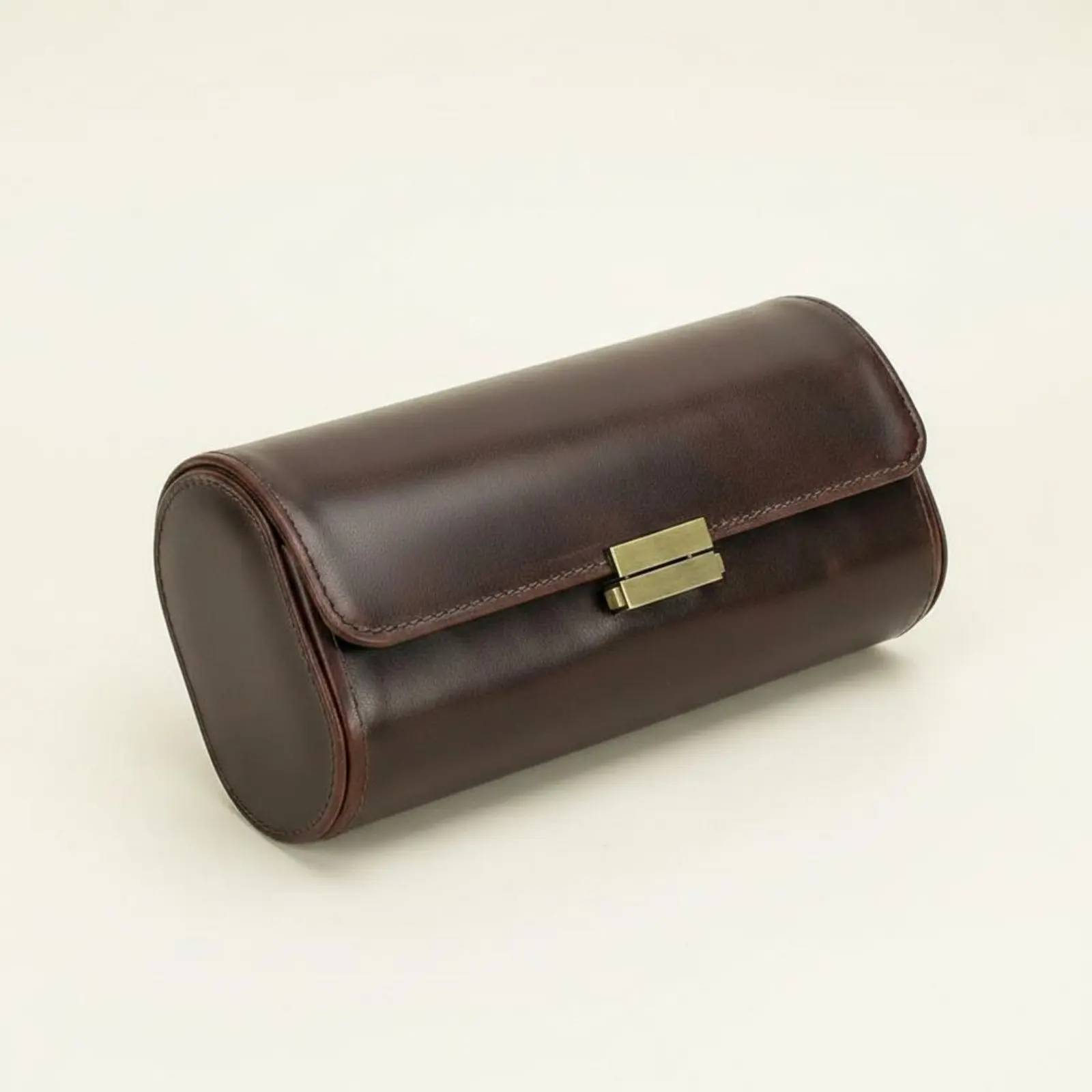

3 Slot Watch Box Portable Leather Watch Case Soft Velvet Soft Velvet Lining Shockproof for Travelers, Home