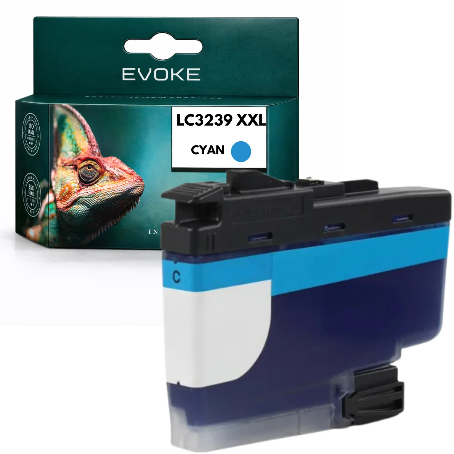 Evoke Compatibele Inkt voor Brother Lc-3239 Lc3239 Lc3239Xxl Cyaan 5000 Pagina's Mfc-J5945Dw J6945Dw