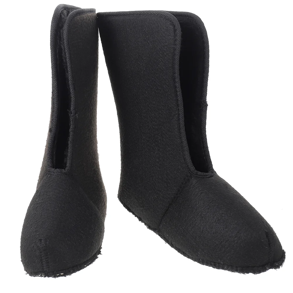 Snow Boot Lining Winter Liner Socks Fleece-lined Liners Waterproof Soft Warm Thermal Inner for Cold Weather Woollen