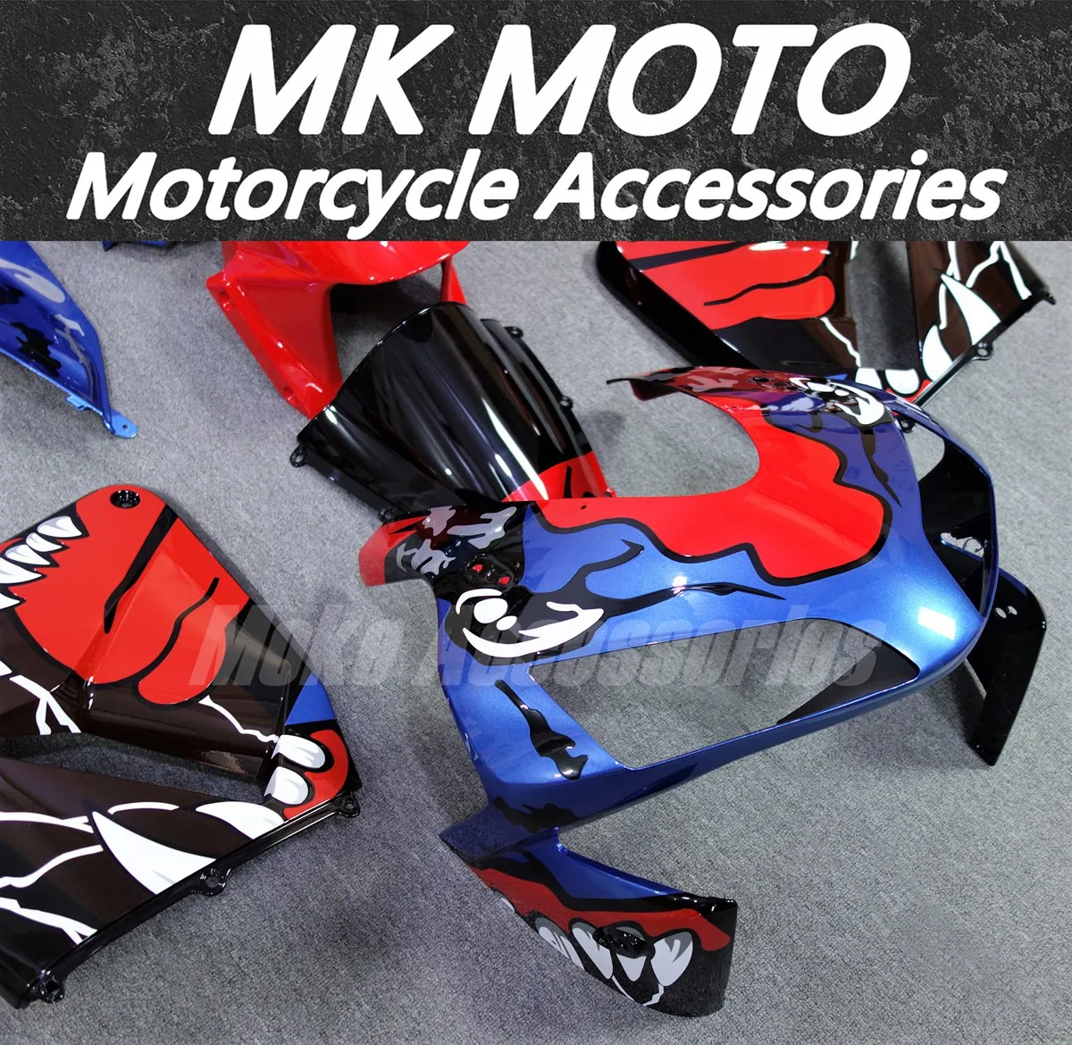 Moke moto Motorcycle Fairings Kit Fit For Cbr600rr 2003-2004 Bodywork Set High Quality ABS Injection New Red Blue Monster