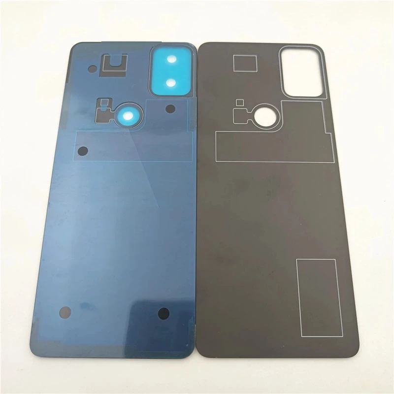 New Back Cover Glass For Alcatel 3X 2020 5061 5062 5061K 5061U Rear Battery Housing Door Cover Repair Parts