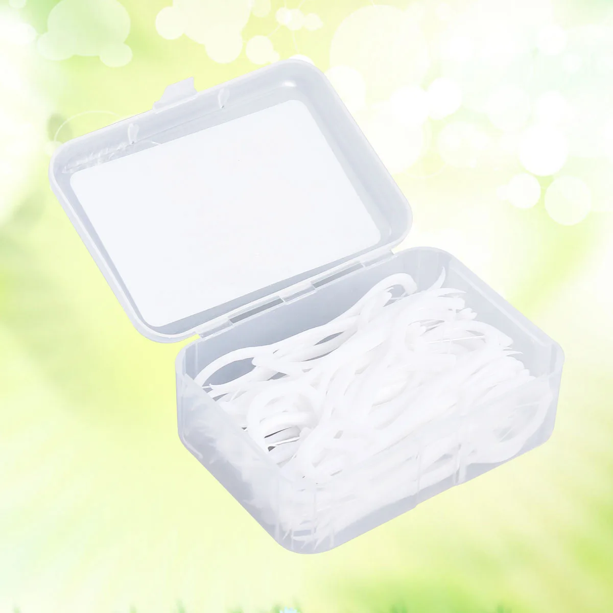 50 قطعة خيط تنظيف الأسنان يختار الراحة قبضة مقبض منظف الأسنان الخيط عصا العناية بصحة الفم ينعش التنفس يزيل جزيئات الطعام #4