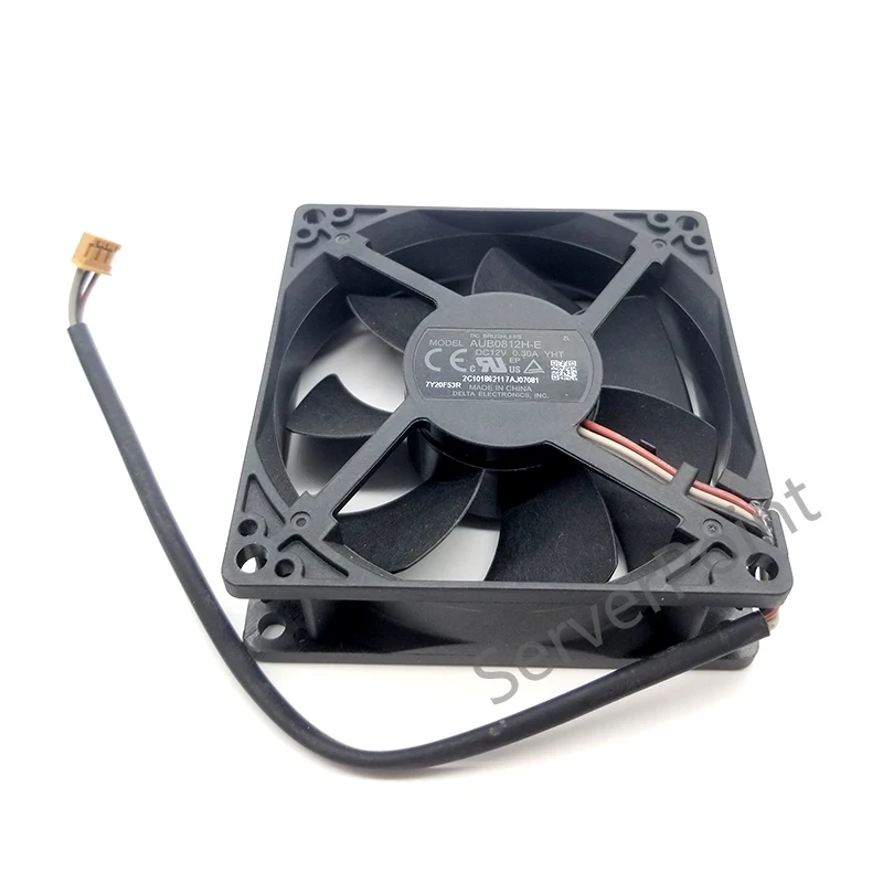 

Genuine New For AUB0812H-E YNZ 8cm 8025 12V 0.3A 8CM 3 wire projector axial cooling fan