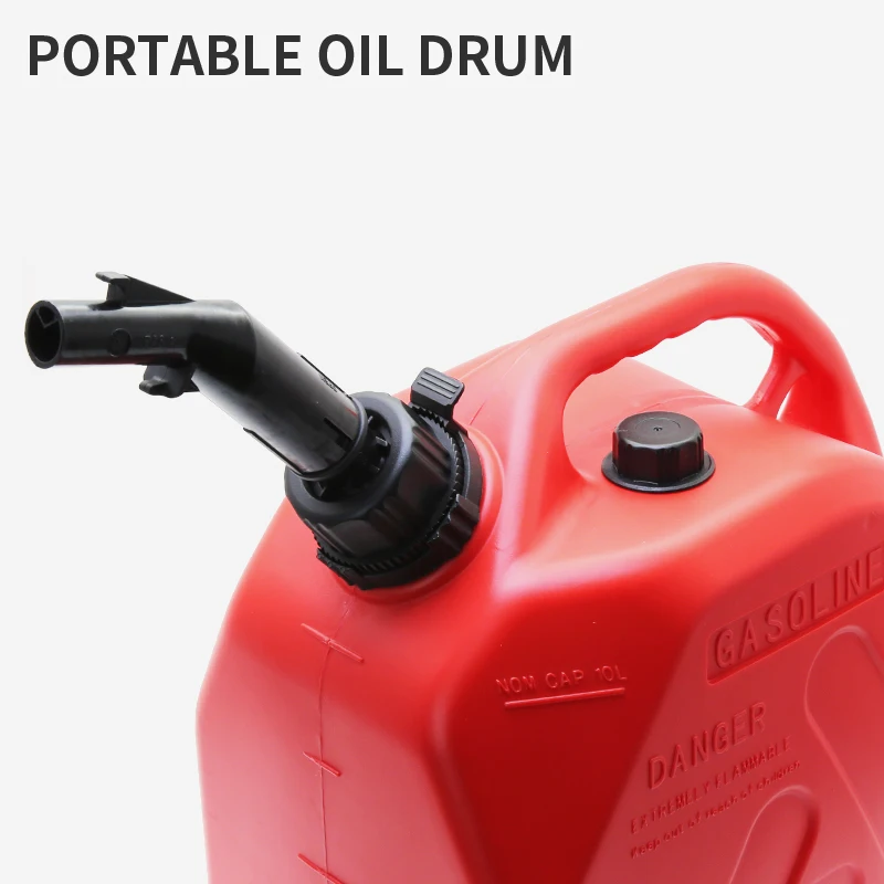 Plastic Refueling Barrel Portable Oil Barrel Explosion-proof Anti-static Gasoline Barrel Car Motorcycle Outboard Machine Spare