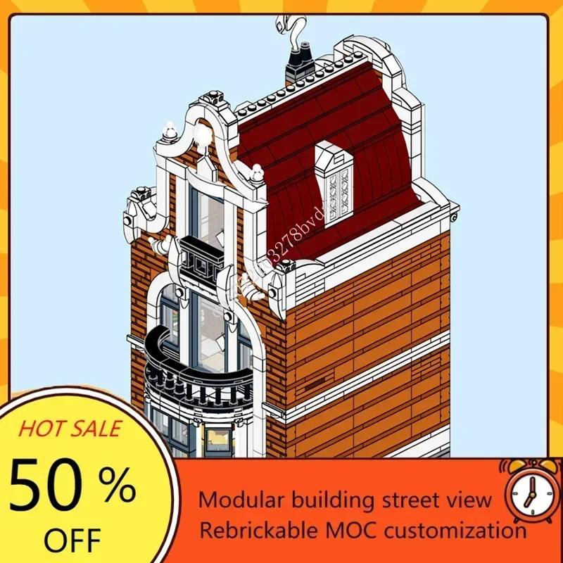 4518PCS Cheese Shop Modular MOC Creative street view Model Building Blocks Architecture DIY Education Assembly Model Toys Gifts