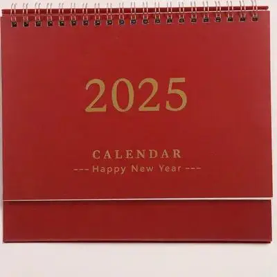 

Настольный календарь Operitacx 2025, ежемесячный еженедельный график, стоячий офисный органайзер, маленький