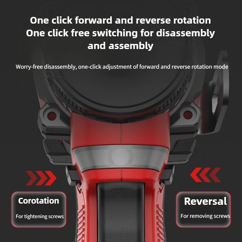 SUMAIWEI Brushless Electric Drill Cordless Knockable Driller Driver 80N.m 18V Screwdriver Li-ion Battery Electric Power Tools - Image 6