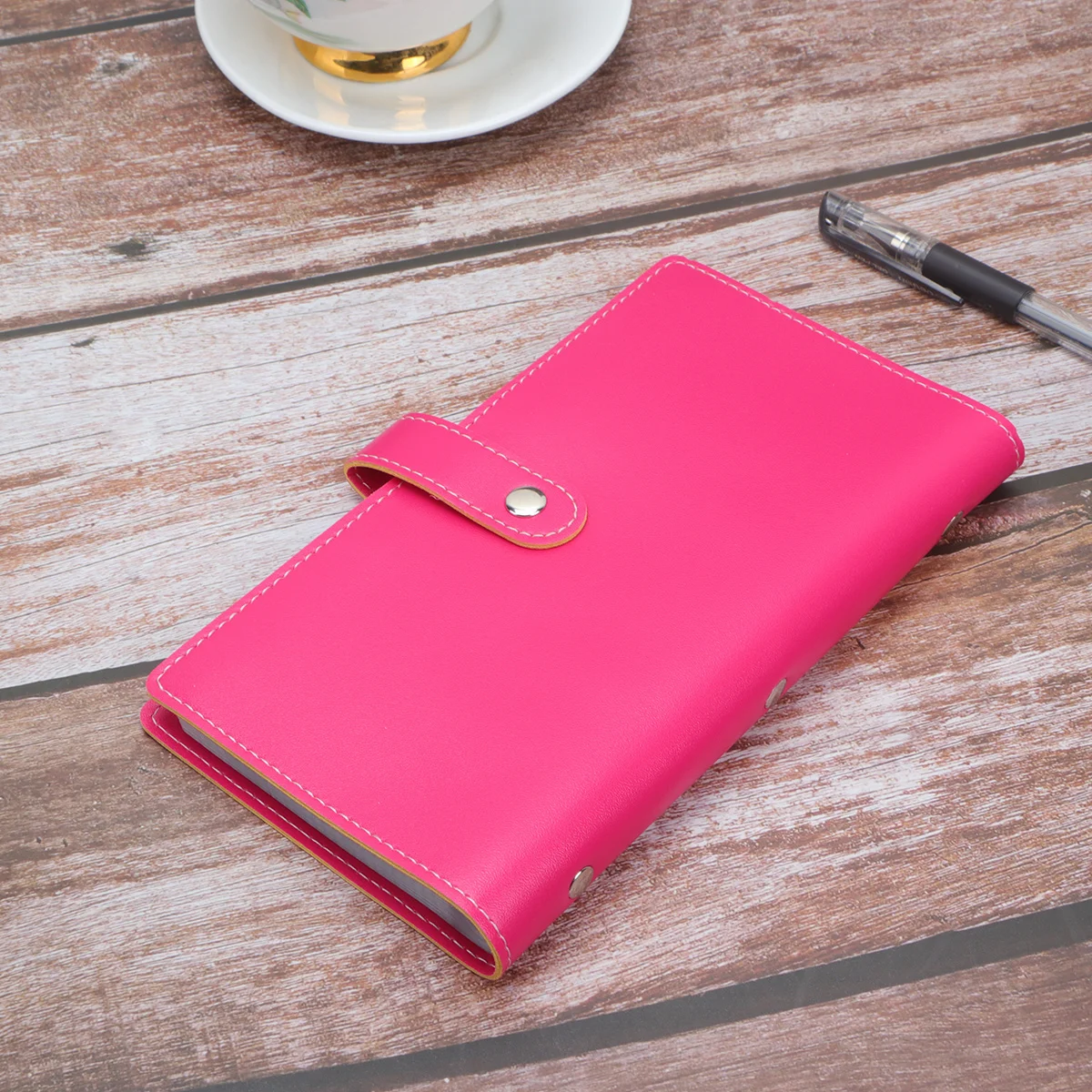 

Business Card Organizer 120 Slots Premium Material Practical Name Holder for Id Credit Cards Multi-Functional Design