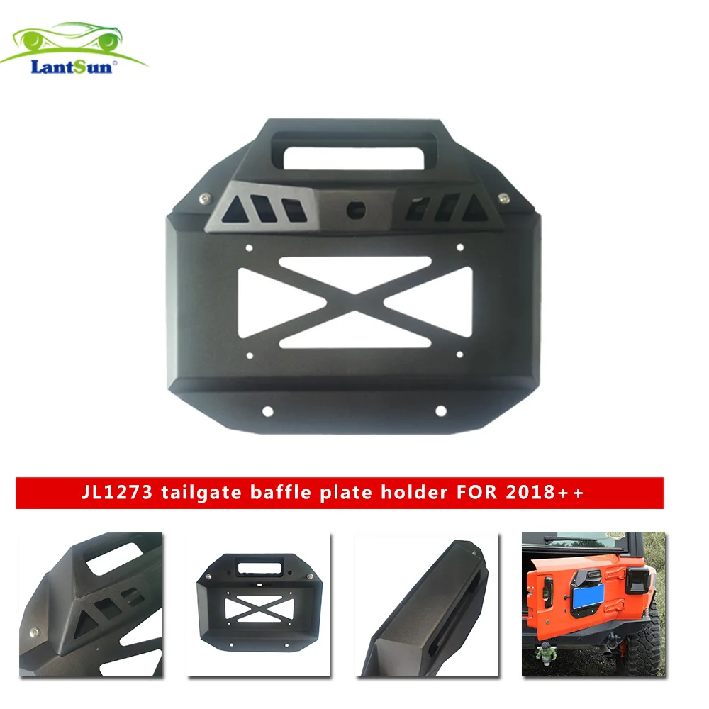 

Spare Tire Carrier Delete Filler Plate Tailgate Decoration Cover for Jeep Wrangler JL 2018-2023 LANTSUN JL1273