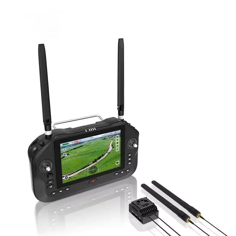 UniRC 7 / 7  Pro FPV Remote Controller High Performance 2.4GHz/5GHz 40KM Handheld Ground Station with 7-inch HD Screen
