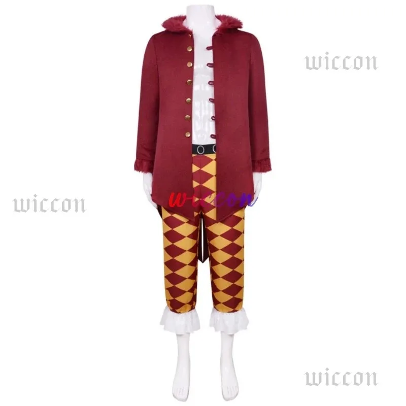 اليابان تأثيري Blox الفاكهة بارتولوميو تأثيري حلي مهرج الأخضر شعر مستعار باري باري لا مي أزياء الهالوين للرجال ACGN حفلة VG5DJK #3