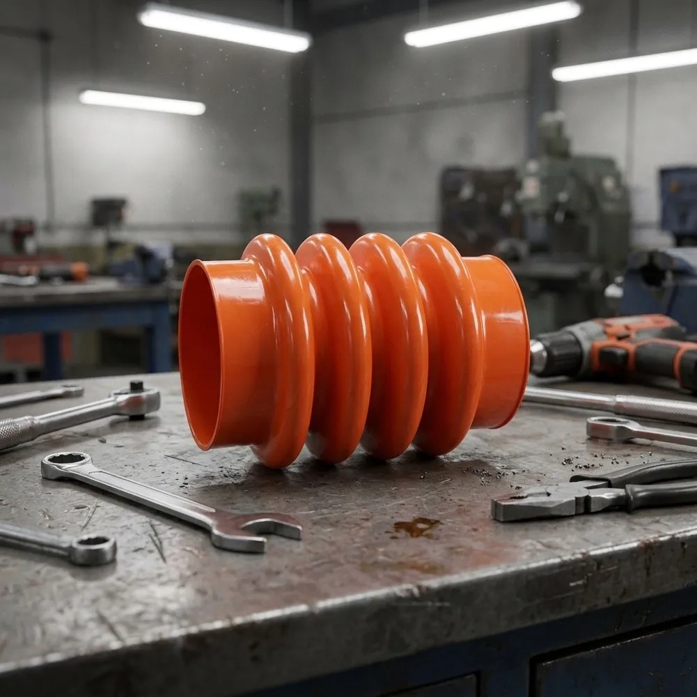 Vibration Damper Bellows Boots For Demanding Industrial Tasks Replacement Parts For Machinery Tool Part 260mm Height