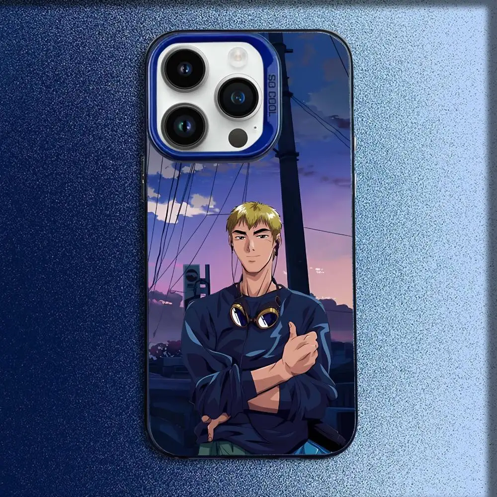 Tolle Lehrer O-Onizuka E-Eikichi Handyhülle für iPhone 17,16,15,14,13,12,11,Pro,Max,Plus,E,SE4,Air,Mini Blue IMD Box