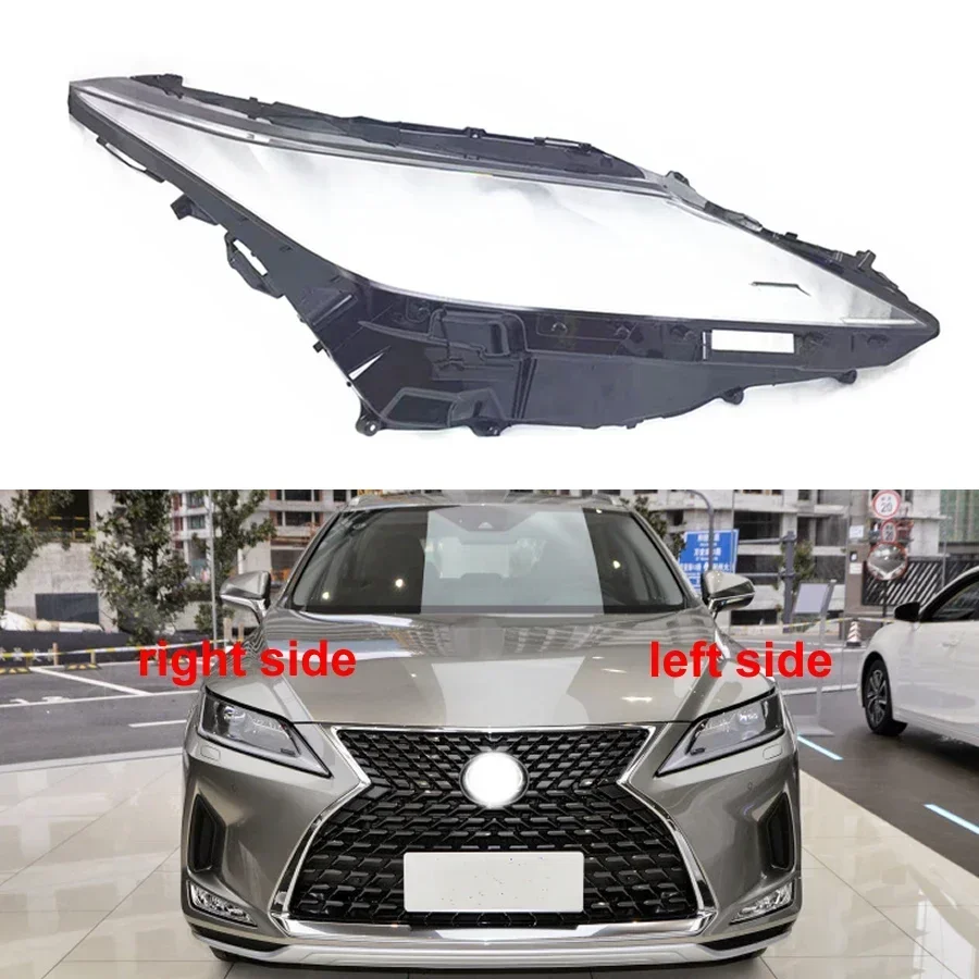 

For Lexus RX300 RX350 RX450 2020 2021 Car Accessories Headlamp Cover Transparent Shade Lamp Headlight Shell Lens Plexiglass