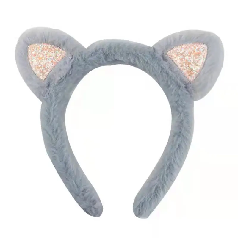 2023 Girl Women Cute Cat Ear Plush Headband