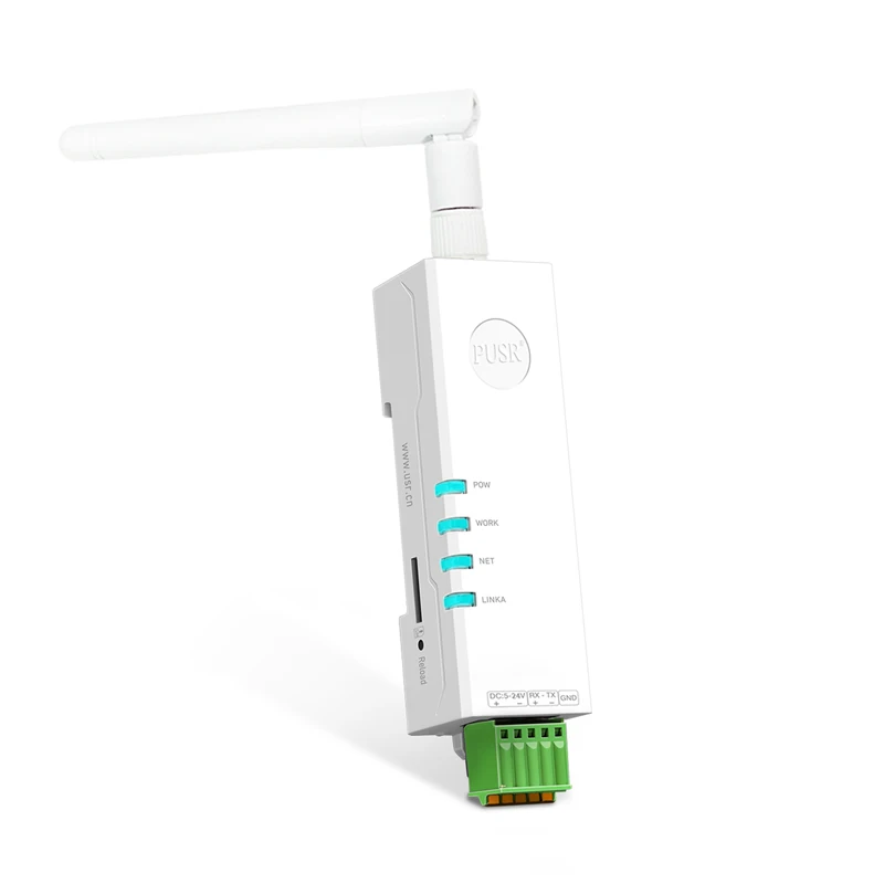 

PUSR DIN Rail mounting "Lipstick" Size 4G Modem RS485 to Cellular Modbus Gateway Cat1 1*RS485 MQTT SSL USR-DR154-E Eur version