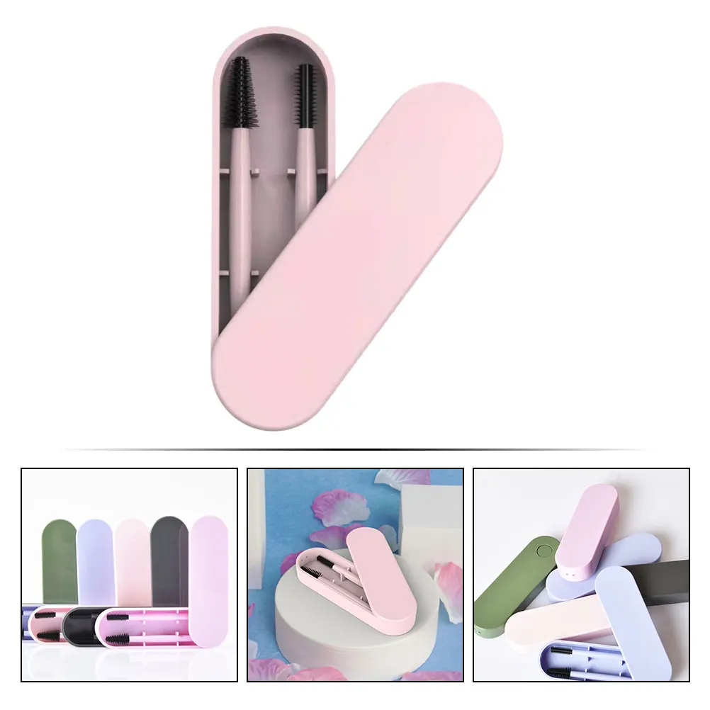 1 مجموعة سيليكون فرشاة للمكياج مجموعة رمش طقم مشط أدوات الحاجب التهيأ المشكل المحمولة السفر مستحضرات التجميل اكسسوارات امرأة