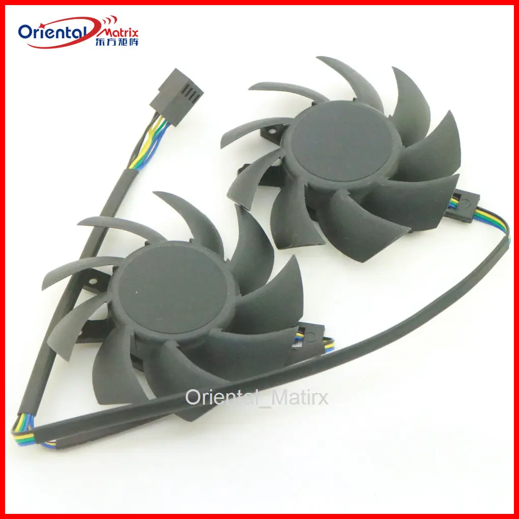 GA72S2U 12V 65mm 75mm 4Pin PWM DIY VGA Fan For NVIDIA Tesla P4 T4 Graphics Card Cooling Fan