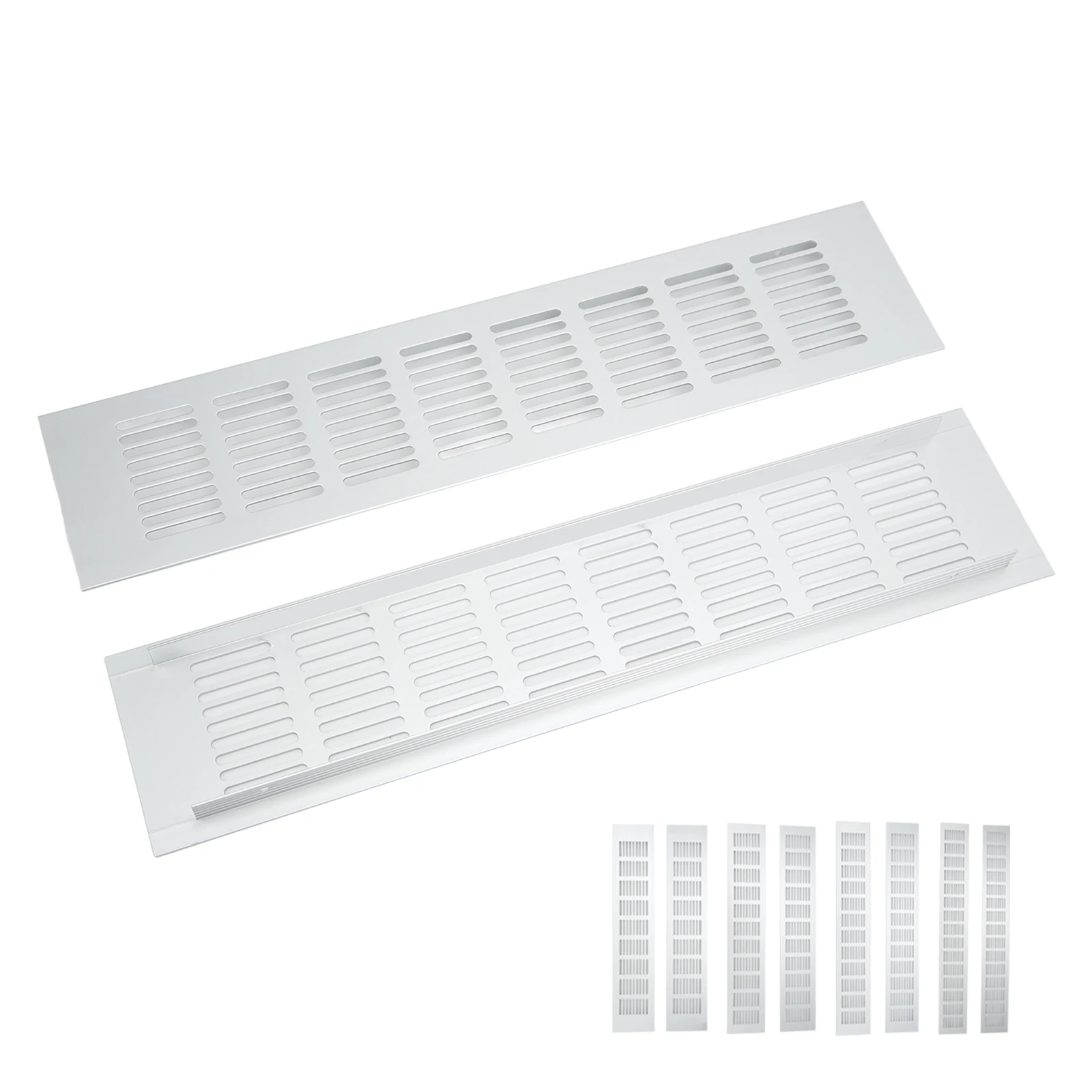 

Вентиляционная решетка из алюминиевого сплава прямоугольная для шкафов, обувниц, гардеробов