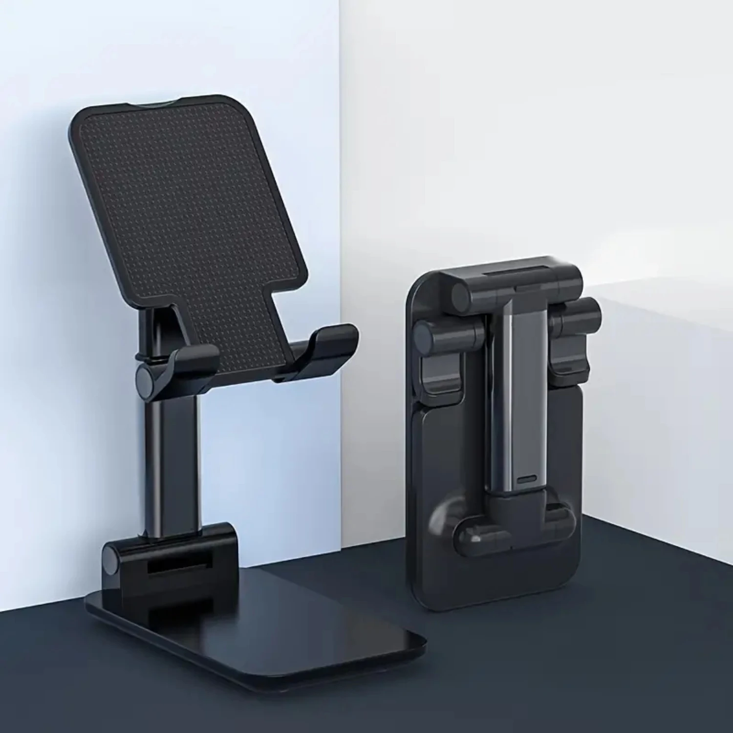 

Convenient, Stylish, and Adjustable Foldable Cell Phone Stand for Desk - The Ultimate Solution for All Mobile Phones, Making You