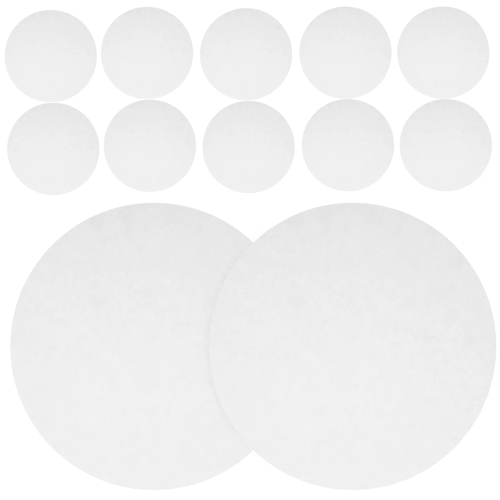 

100 pcs 18Cm Diameter Medium Flow Rate Qualitative Filter Paper For Chemistry Lab Experiment Use Discs Filtration White