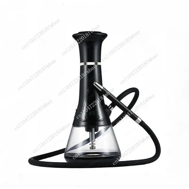 

New Exquisite Electronic Hookah Shisha Set Complete Built-in Rechargeable Lithium Battery Temperature Adjustable