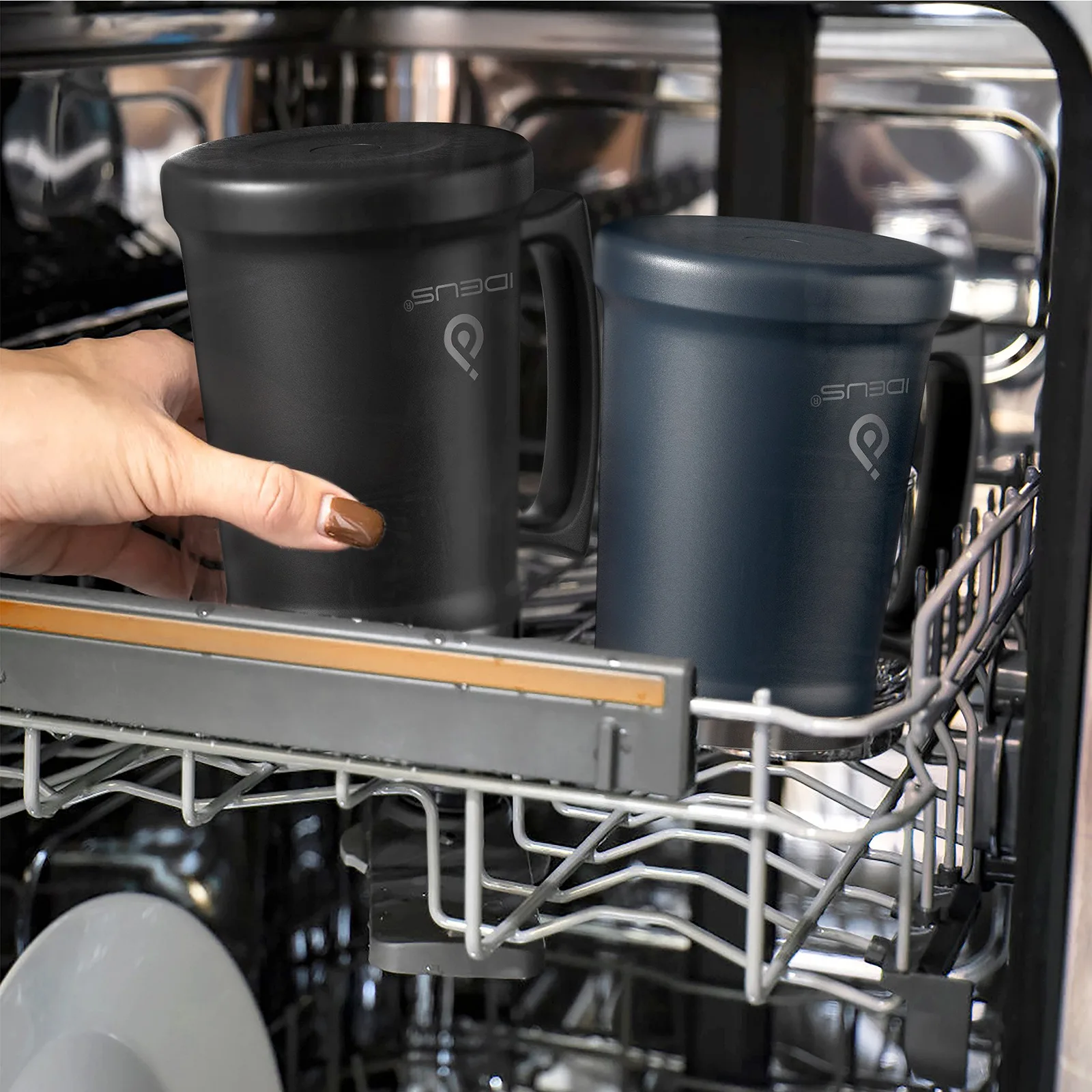 

Ideus insulated beer mug 700ml stainless steel double-layer beer mug, large bar drinking utensils, for metal beer mugs