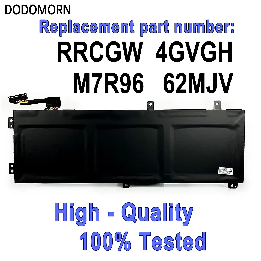 DODOMORN 100% New 56WH Battery For Dell XPS 15 9550 Precision 5510 Series M7R96 62MJV Laptop With Tracking Number,In Stock