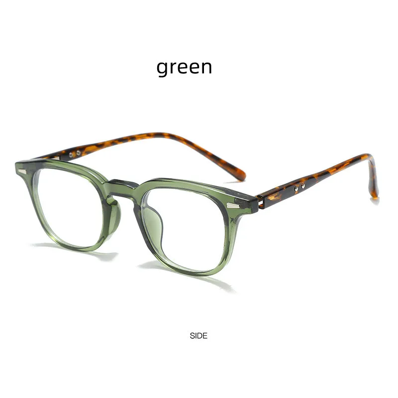 KOCOLIOR Neue hochwertige Anti-Blaulicht-Mechrome Brille für Herren und Damen, literarische Retro-Brille mit kleinem quadratischem Rahmen – Detail 14