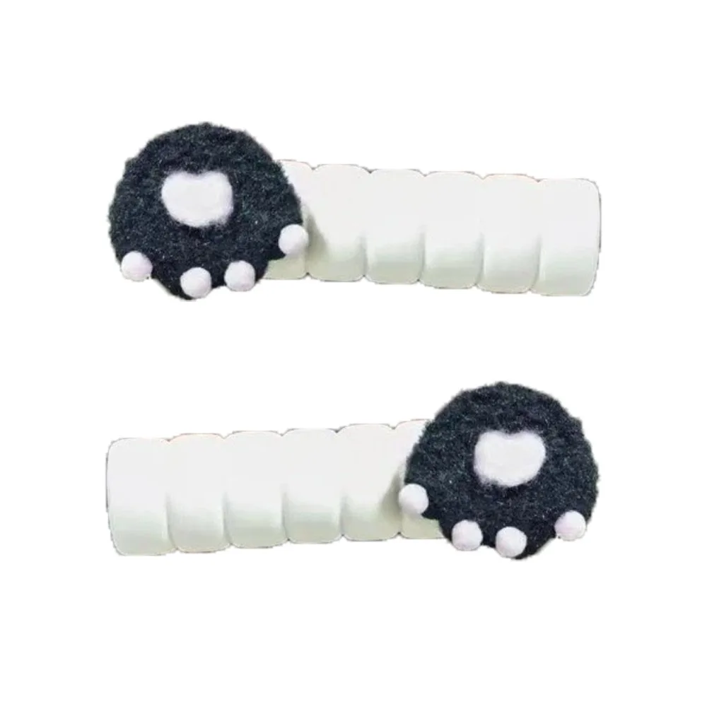 Santa Claus Christmas Door Handle Covers Anti-Collision Love Heart Door Handle Protective Panda Anti-Static Xmas Doorknob Cover