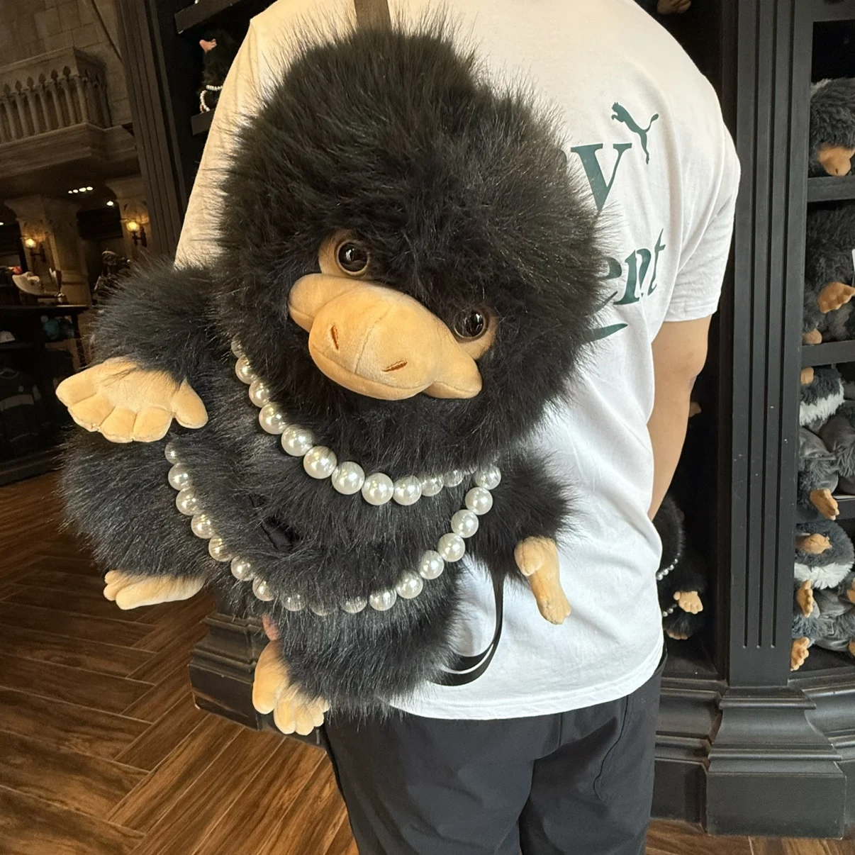 北京ユニバーサルスタジオ ハリー・ポッター 妖精の夜叉 ニフラー ぬいぐるみ リュックサック お土産 - 女の子の誕生日プレゼント