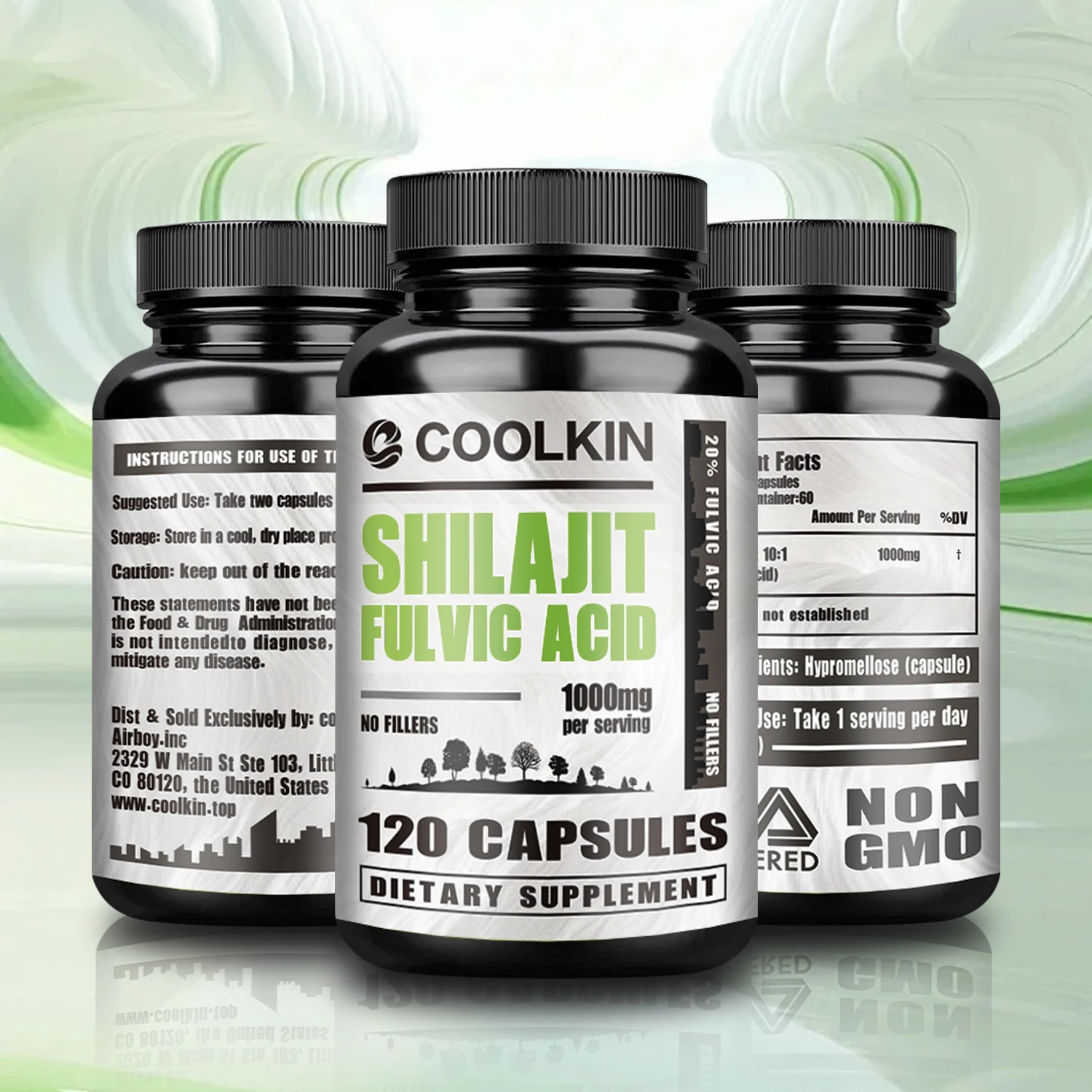 

Shilajit Fulvic Acid - for Energy, Muscle Strength & Immunity, Endurance for Men & Women