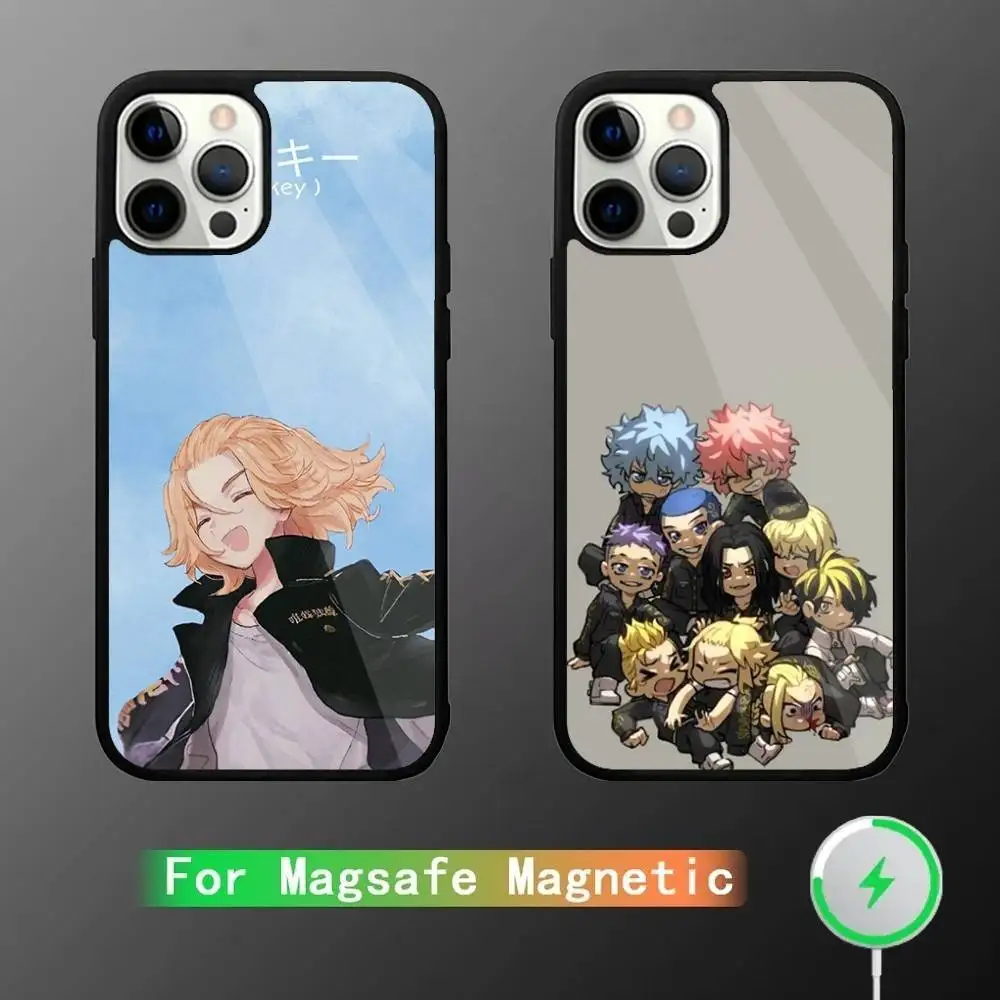 

Anime T-Tokyo Revengers Phone Case For iPhone 17,16,15,14,13,12,11,Pro,Max,Plus,Mini,SE4,E Magnetic Magsafe Wireless Charging