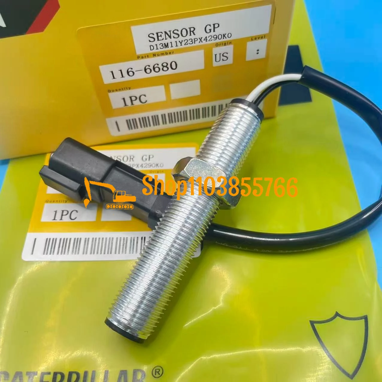 

116-6680 1166680 For C4 C6 C7 Engine Sensor M312 M315 793F 797 914G 924G Revolution Speed Sensor