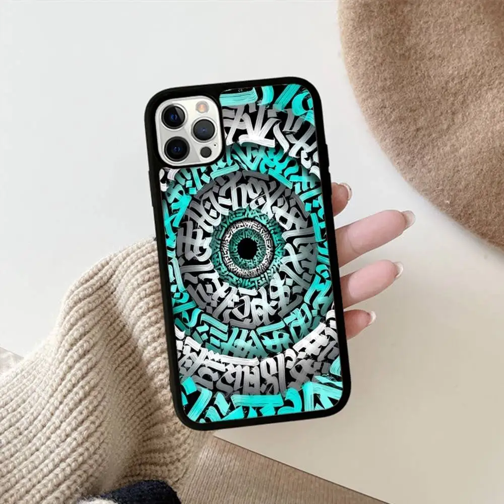 Pokras Totem Design Art Graffiti Phone Case For IPhone17 16 15 14 13 12 11 Pro Max Mini Plus Celulares Hard Fundas