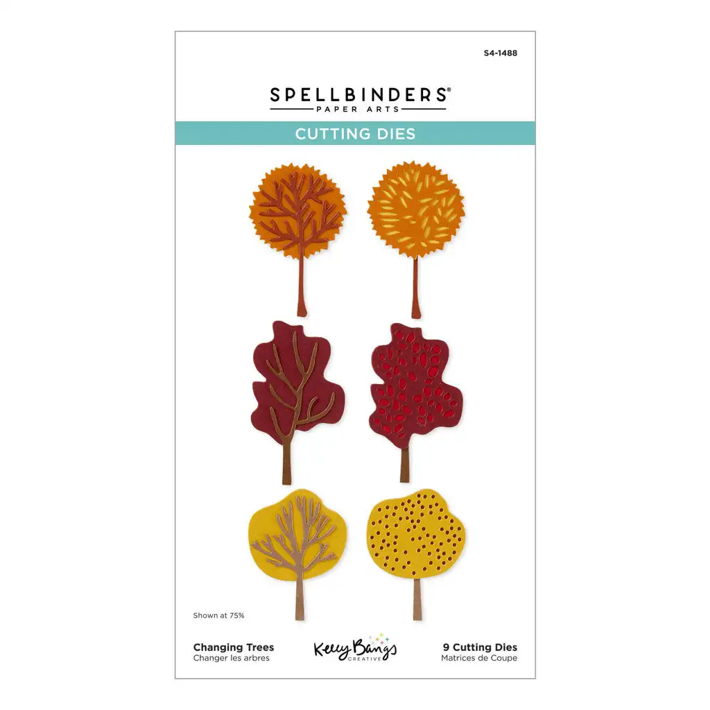 

2025 Autumn Changing Trees Metal Cutting Dies for DIY Decorating Scrapbook Paper Card Album Supplies Craft Template Die Cut