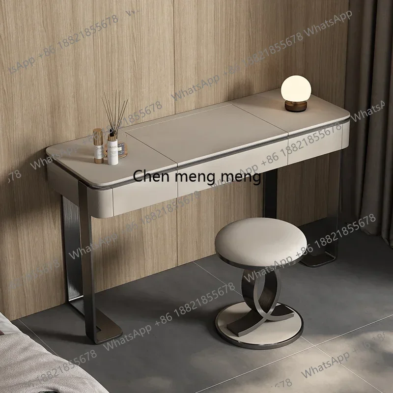 Nordic Drawer Vanity Table Light Luxury Modern Stool Unique Makeup Stool Dressing Table Mirrors Design Coiffeuse Furniture Home